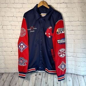 Boston Red Sox Mens‎ MLB 7 Time World Series Champions Jacket size XL
